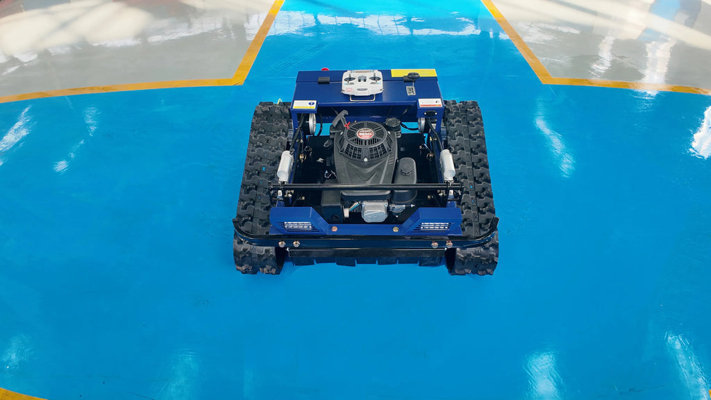 Jining GMG-1050 Mini RC Crawler Gasoline Self Starting Lawn Mower For Africa Farm / Middle East Garden