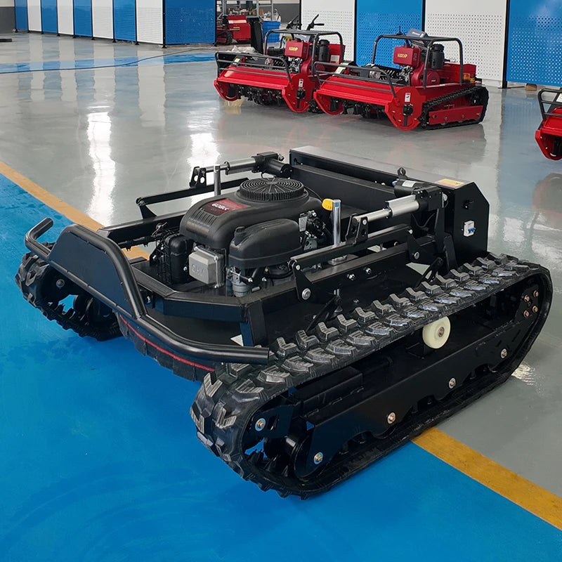 Jining GT-2330 Tracked Crawler Robotic Lawn Mower Slope Performance For Africa Farm / Middle East Garden