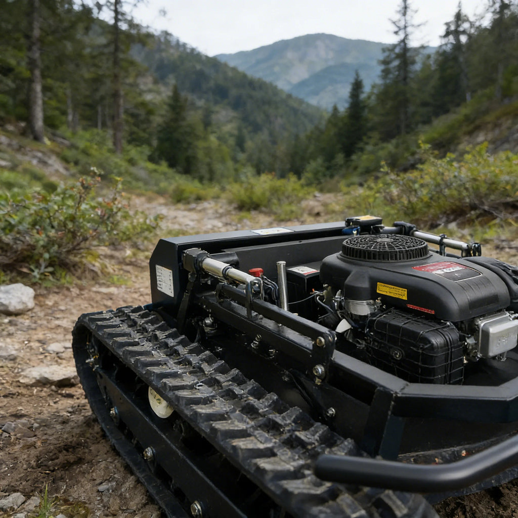 Jining GH-2330 Heavy Duty All Terrain RC Tracked Brush Cutter For Africa Farm / Middle East Garden
