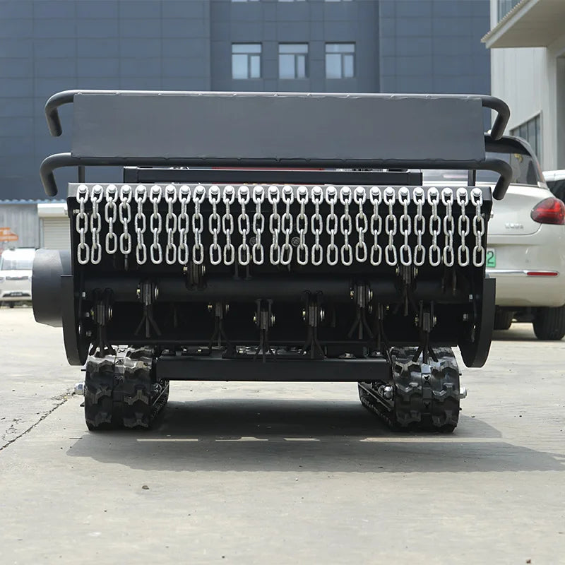 Jining GD-1749 Diesel Robot Lawn Mower Electric Start Rubber Track For Africa Farm / Middle East Garden